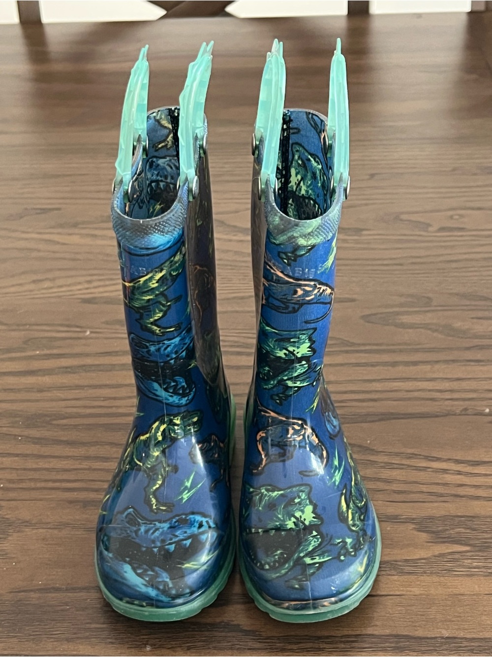 Western Chief  Blue Dino Rain Boots - Lightweight Waterproof Boots